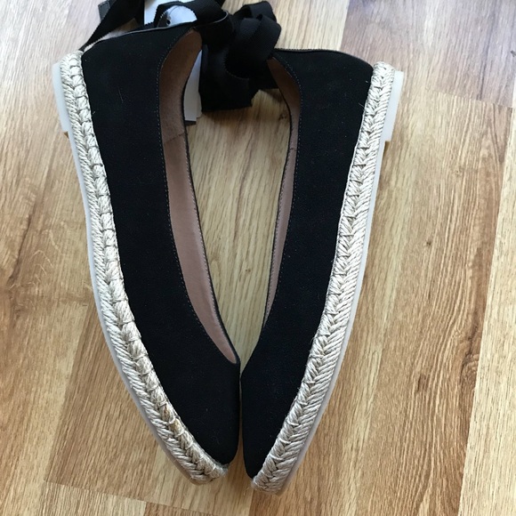 Bettye Faithe Ballet Espadrille Black Suede - Picture 4 of 5